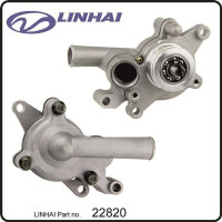(20) - Wasserpumpe komplett - 257cc Linhai (Motor TYP 170MM)