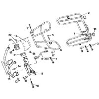 (5) - Schraube M8x1.25x20 - Linhai ATV 290 4x2 4x4