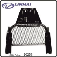 (9) - Halterung Bumper vorne - Linhai ATV 290 4x2 4x4