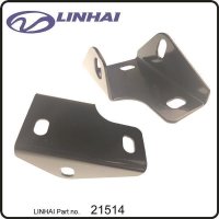 (8) - Halterung Getriebe hinten - Linhai 600