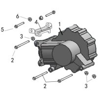 (4) - Halterung Getriebe hinten - Linhai ATV 410IS