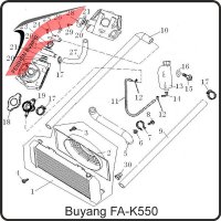 (19) - Einfüllstutzen mit Kühlerdeckel - Buyang FA-K550