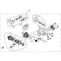 (48) - Vorderachsgetriebe komplett - Linhai ATV 540STLL