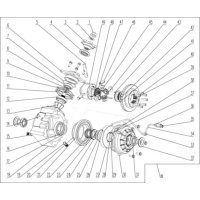 (44) - Planeten Getriebe Zahnrad - Linhai ATV 540STLL