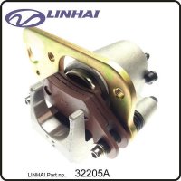 (14) - Bremszange links - Linhai ATV 520 (EFI)