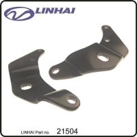 (4) - Halterung Getriebe links - Linhai ATV 410S