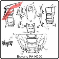 (15) - Frontbumper verkleidung - Buyang FA-N550